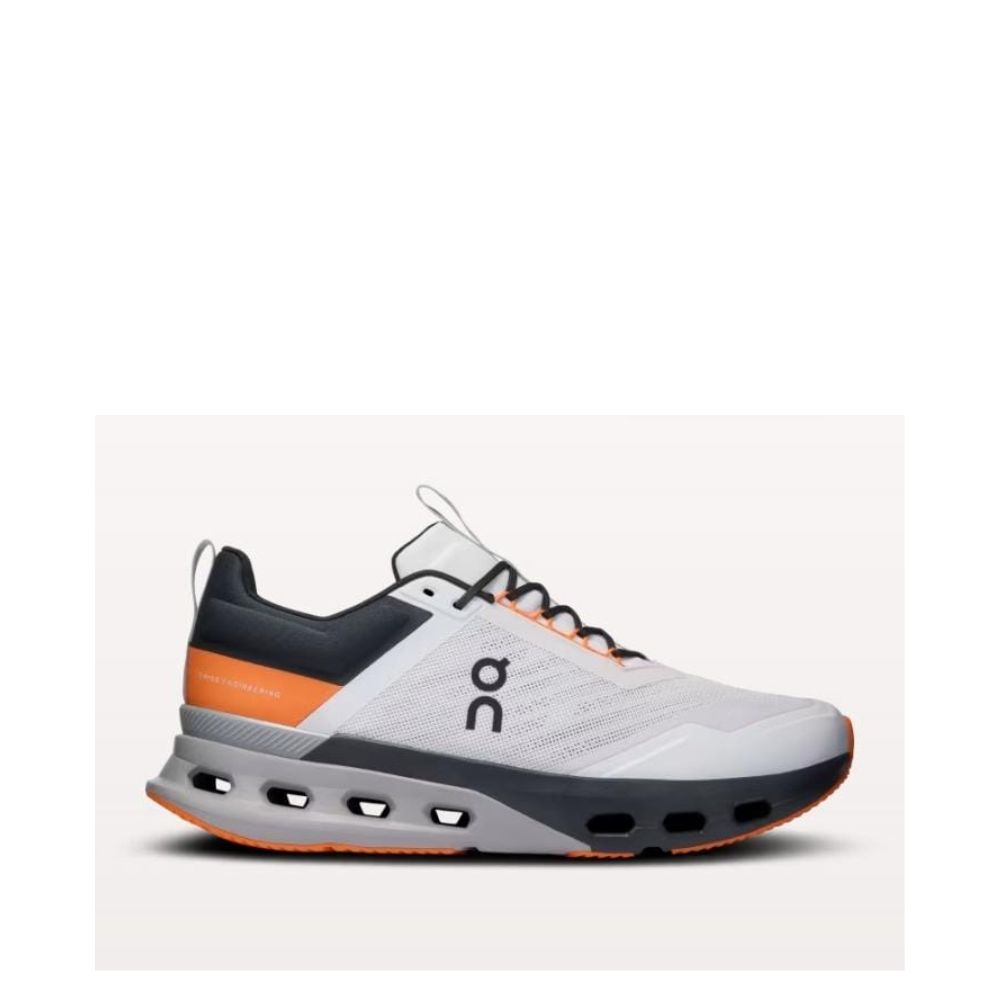 ON CLOUDNOVA X FROST/ORANGE MEN RUNNING SHOES 